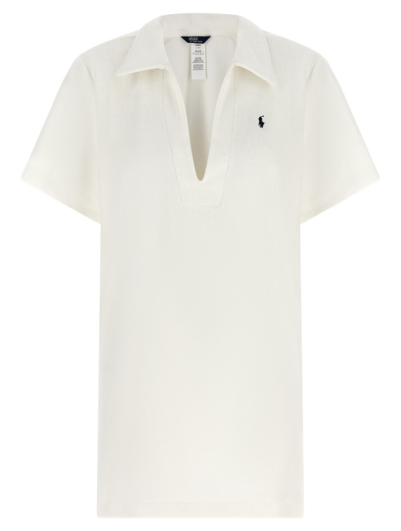Мини POLO RALPH LAUREN Terry cloth dress (21554572WHITE) #1