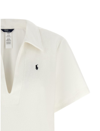 Мини POLO RALPH LAUREN Terry cloth dress (21554572WHITE) #