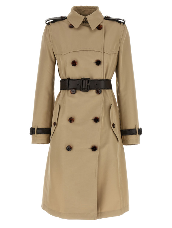 Пальто, тренч BURBERRY 'Foxfield' (8126448OATMEALBEIGE) #1