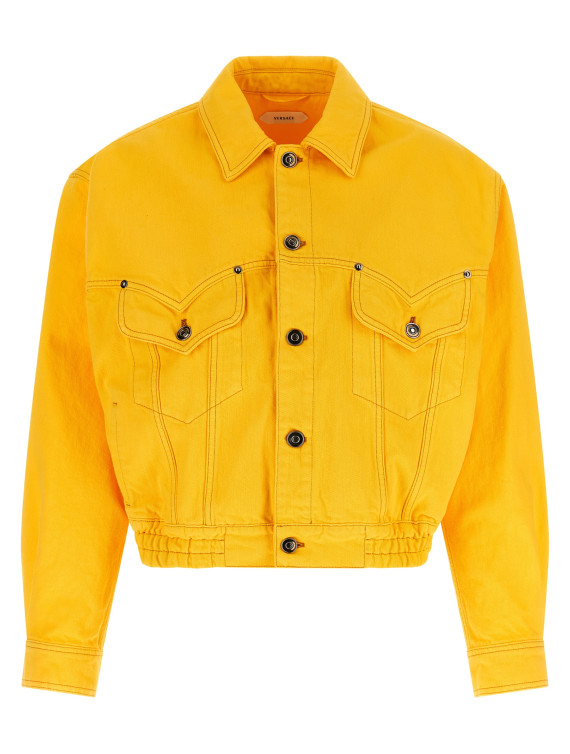 Джинсовая куртка VERSACE Over denim bluson (10245641A178711DA90) #1