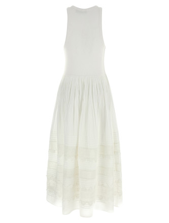 Миди POLO RALPH LAUREN Lace insert dress (211A12914001) #