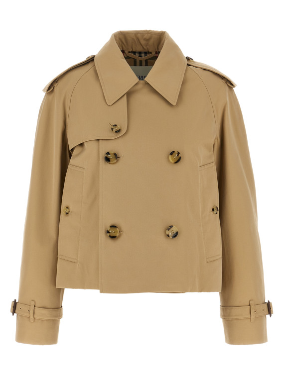 Пальто, тренч BURBERRY 'Mayfair' (8126499HONEY) #1