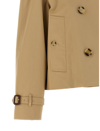Пальто, тренч BURBERRY 'Mayfair' (8126499HONEY) #