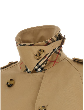 Пальто, тренч BURBERRY 'Mayfair' (8126499HONEY) #