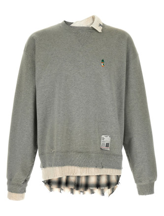 Three layer sweatshirt