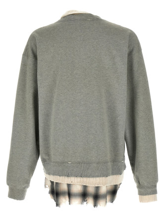Толстовка MAISON MIHARA YASUHIRO Three layer sweatshirt (J16PO752GRAY) #