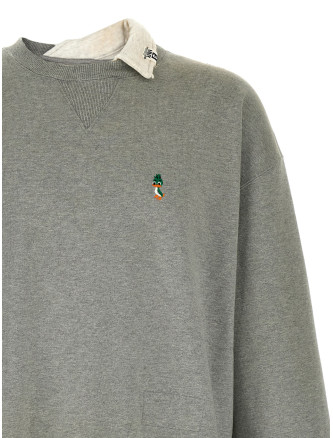 Толстовка MAISON MIHARA YASUHIRO Three layer sweatshirt (J16PO752GRAY) #