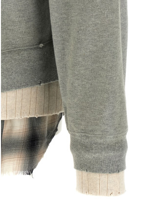 Толстовка MAISON MIHARA YASUHIRO Three layer sweatshirt (J16PO752GRAY) #