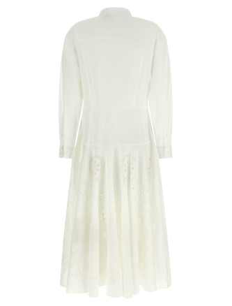 Миди POLO RALPH LAUREN Openwork embroidery dress (211A12925001) #