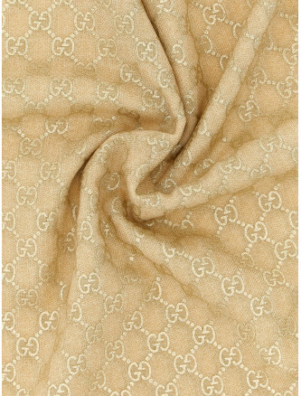 Шарф, платок GUCCI GG lamé shawl (8100223G3489078) #
