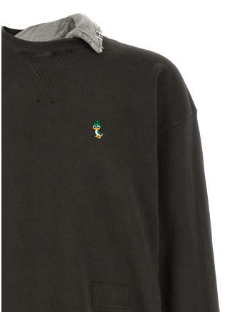 Толстовка MAISON MIHARA YASUHIRO Three layer sweatshirt (J16PO752BLACK) #