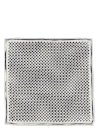 Галстук, папильон BRUNELLO CUCINELLI Double face silk pocket clutch bag