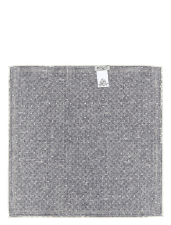 Галстук, папильон BRUNELLO CUCINELLI Double face silk pocket clutch bag (MX8660091C007) #