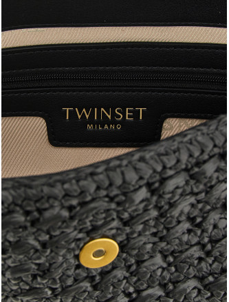 Сумка через плечо TWIN SET Raffia crossbody bag (261TB739000006) #