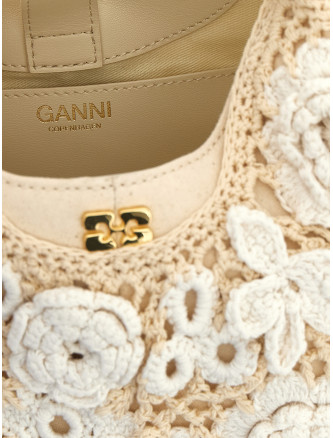 Ручная сумка GANNI 'Mini Hobo Crochet' (B2070131135) #