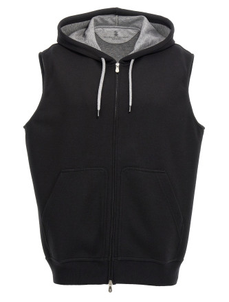Жилет BRUNELLO CUCINELLI Hooded vest