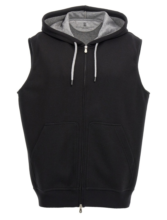 Жилет BRUNELLO CUCINELLI Hooded vest (MM8319079GC101) #1