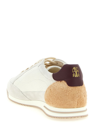 Кроссовки BRUNELLO CUCINELLI Deer and suede sneakers (MZUKOKA348CXM48) #