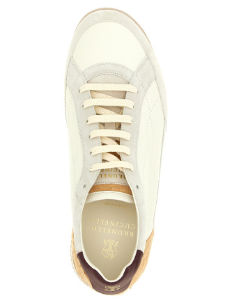 Кроссовки BRUNELLO CUCINELLI Deer and suede sneakers (MZUKOKA348CXM48) #