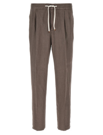 Брюки BRUNELLO CUCINELLI Linen trousers