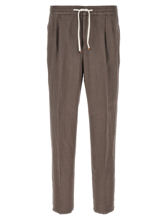 Брюки BRUNELLO CUCINELLI Linen trousers (M243DE1710C6046) #1