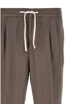Брюки BRUNELLO CUCINELLI Linen trousers (M243DE1710C6046) #