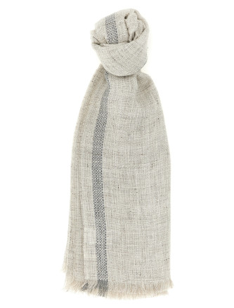 Шарф, платок BRUNELLO CUCINELLI Linen scarf