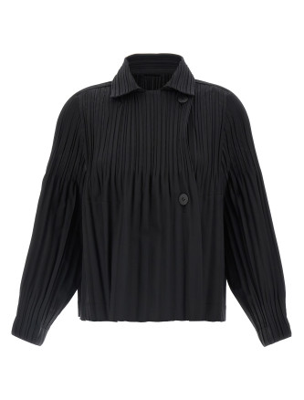 Пальто, тренчтер PLEATS PLEASE ISSEY MIYAKE 'Smooth Coat'