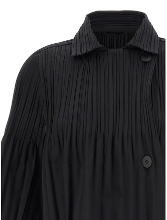 Пальто, тренч PLEATS PLEASE ISSEY MIYAKE 'Smooth Coat' (PP66ZC89115) #