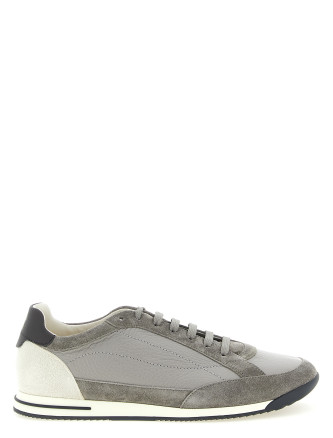 Кроссовки BRUNELLO CUCINELLI Deer and suede sneakers