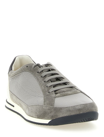 Кроссовки BRUNELLO CUCINELLI Deer and suede sneakers (MZUKOKA348CYL24) #