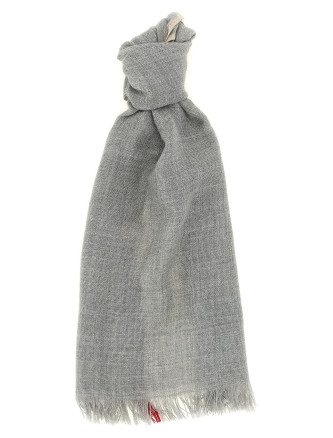 Шарф, платок BRUNELLO CUCINELLI Contrast border scarf
