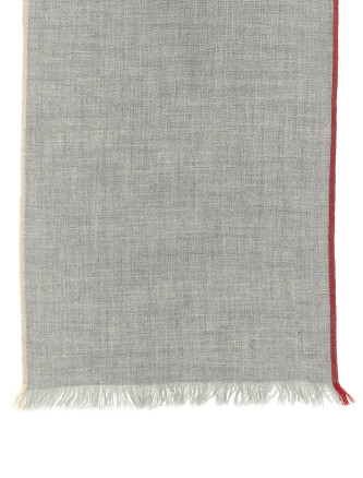 Шарф, платок BRUNELLO CUCINELLI Contrast border scarf (MSC670AVCZM20) #