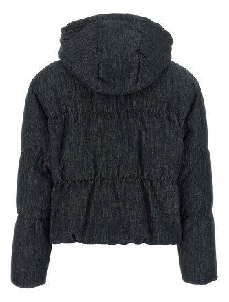 Пуховик BRUNELLO CUCINELLI Denim-effect twill down jacket (MB1257606C001) #