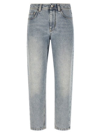 Джинсы BRUNELLO CUCINELLI 'Baggy Tapered'
