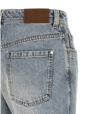 Джинсы BRUNELLO CUCINELLI 'Baggy Tapered' (MA095P5319C9387) #