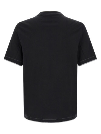 Футболка BRUNELLO CUCINELLI Double layer t-shirt (M0B137451GCGB88) #