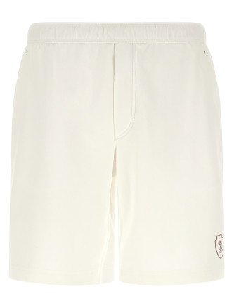 Interlock cotton bermuda shorts
