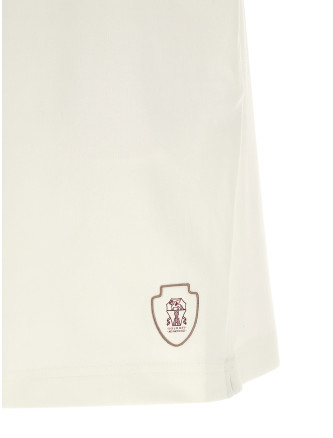 Бермуды, шорты BRUNELLO CUCINELLI Interlock cotton bermuda shorts (ML8243390TCTA36) #