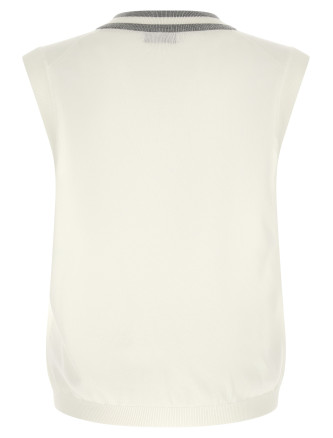 Жилет BRUNELLO CUCINELLI Logo patch vest (M29203607FCJ068) #