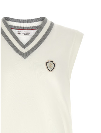 Жилет BRUNELLO CUCINELLI Logo patch vest (M29203607FCJ068) #