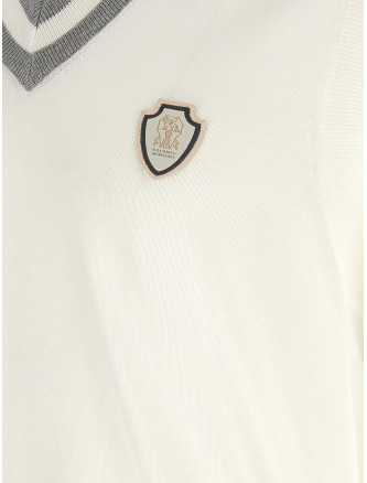 Жилет BRUNELLO CUCINELLI Logo patch vest (M29203607FCJ068) #