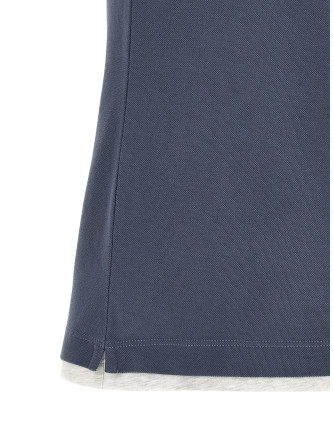 Поло BRUNELLO CUCINELLI Double layer polo shirt (ME8543966CBL48) #