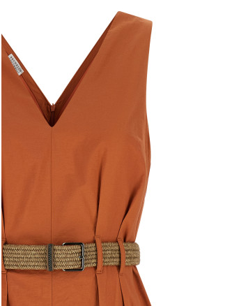 Мини BRUNELLO CUCINELLI Texture twill dress (ML140A5354C3980) #