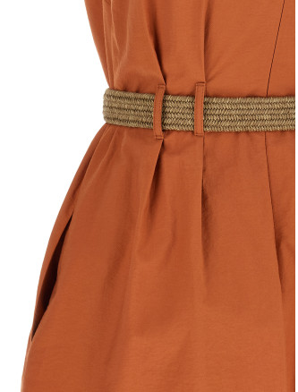 Мини BRUNELLO CUCINELLI Texture twill dress (ML140A5354C3980) #