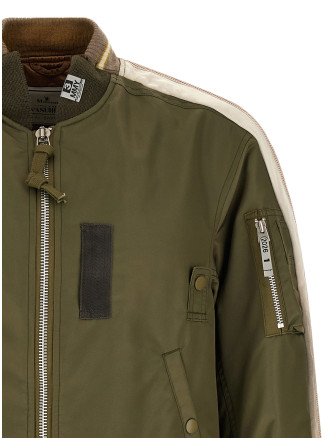 Куртка-бомбер MAISON MIHARA YASUHIRO Aviator bomber jacket (A16BL052KHAKI) #