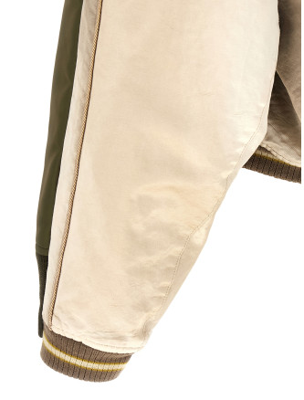 Куртка-бомбер MAISON MIHARA YASUHIRO Aviator bomber jacket (A16BL052KHAKI) #