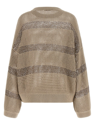Свитер, кардиган BRUNELLO CUCINELLI 'Dazzling Stripes' (M58772810CKH72) #