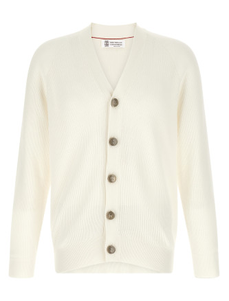 English ribbed cardigan