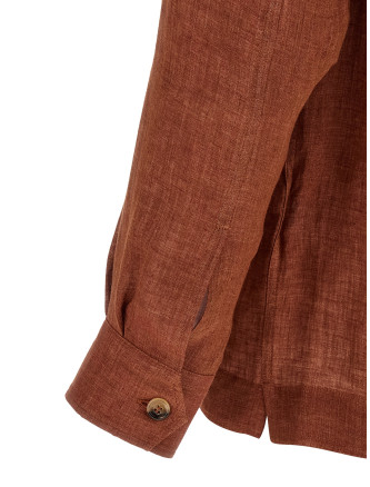 Рубашка, блузка BRUNELLO CUCINELLI Linen shirt (MF6300648C036) #